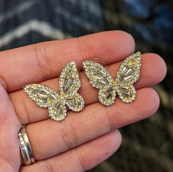 Butterfly earrings - Picture 1 of 2